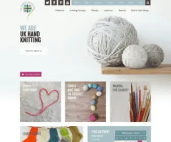 Ukhandknitting.com(The UK Hand Knitting Association (UKHKA)) Screenshot