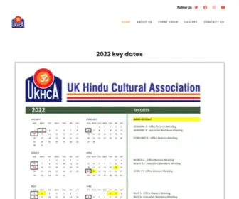 Ukhca.community(United Kingdom Hindu Cultural Association (UKHCA)) Screenshot