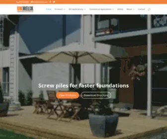 Ukhelix.com(Screw Piles) Screenshot