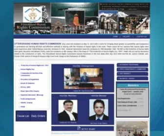 UKHRC.net(Uttarakhand Human Right Commission) Screenshot