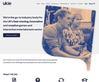 Ukie.org.uk(Homepage) Screenshot