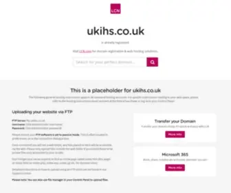 Ukihs.co.uk(This is a placeholder for your) Screenshot