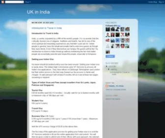 Ukinindia.com(UK in India) Screenshot