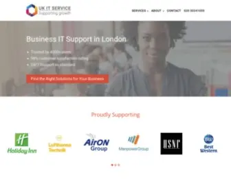 Ukitservice.co.uk(IT Support London) Screenshot