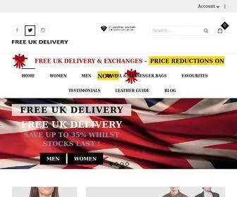 Ukleatherjackets.co.uk(UK Leather Jackets) Screenshot