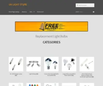 UklightStore.co.uk(UK LIGHT STORE) Screenshot