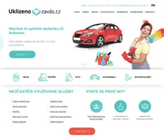 Uklizenozavas.cz(Úklidová firma Plzeň) Screenshot
