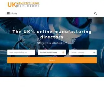 Ukmanufacturingdirectory.co.uk(The UK’s online manufacturing directory) Screenshot