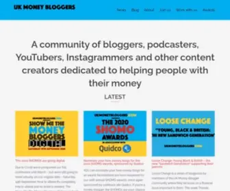 Ukmoneybloggers.com(UK Money Bloggers) Screenshot
