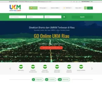 Ukmriau.com(Portal Bisnis Riau Indonesia) Screenshot
