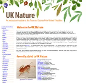 Uknature.co.uk(UK Nature) Screenshot