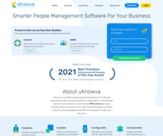 UknowVa.com(Smarter People Management Software For Business) Screenshot