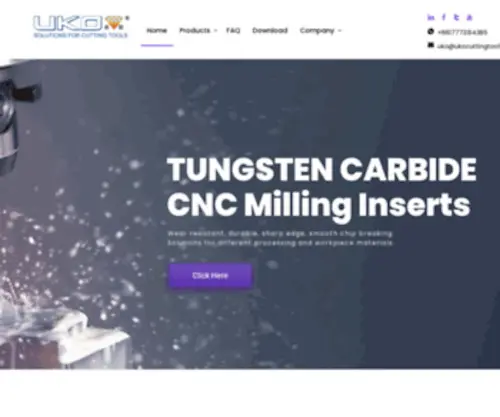 Ukocuttingtools.com(Zhuzhou Uko) Screenshot