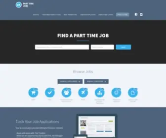 Ukparttimejobs.co.uk(Find part time jobs across the UK with UK Part Time Jobs) Screenshot