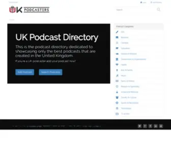 Ukpodcasters.com(UK Podcast Directory) Screenshot