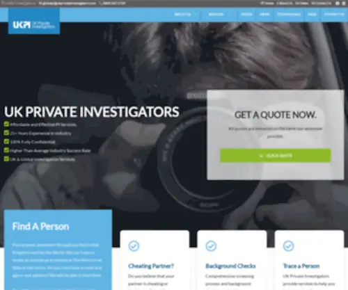 Ukprivateinvestigators.com(Discreet and Affordable Private Investigator) Screenshot