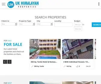 Ukproperties.co.in(UK Himalayan Properties) Screenshot