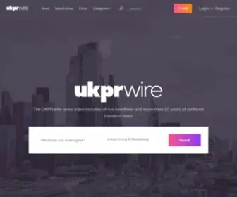 Ukprwire.com(UK & Global News Distribution workingdemo) Screenshot