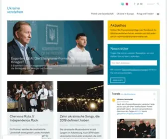 Ukraineverstehen.de(Ukraine verstehen) Screenshot