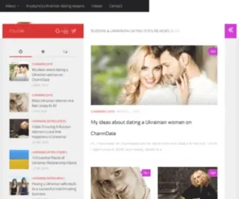 Ukrainiandatingstories.com(Russian & Ukrainian Dating Sites Reviews) Screenshot