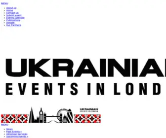 Ukrainianlondon.co.uk(Ukrainian Events in LondonUkrainian Events in London) Screenshot