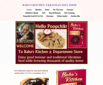 Ukrainiansoulfood.ca(Baba's Kitchen) Screenshot