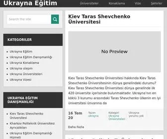 Ukraynaegitimrehberi.com(Ukrayna Eğitim) Screenshot