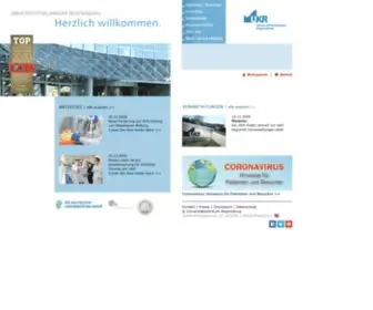 UKR.de(Universitätsklinikum Regensburg) Screenshot