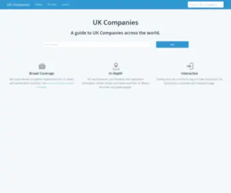 Ukregistry.org(UK Companies) Screenshot