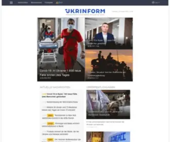 Ukrinform.de(Nachrichten der Ukraine und der Welt) Screenshot