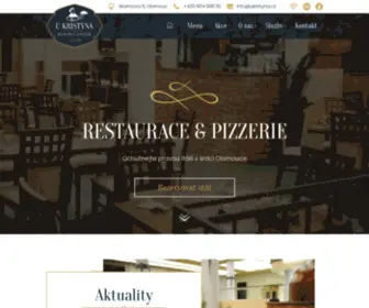 Ukristyna.cz(Restaurace) Screenshot