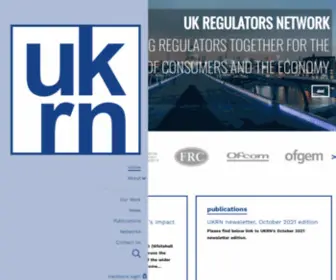 UKRN.org.uk(The UK Regulators Network) Screenshot