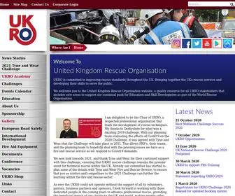 Ukro.org(United Kingdom Rescue Organisation) Screenshot