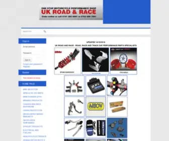 Ukroadandrace.co.uk(UK ROAD AND RACE) Screenshot