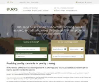 Ukruralskills.co.uk(UK Rural Skills (UKRS)) Screenshot