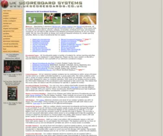 Ukscoreboards.co.uk(UK Scoreboard Systems) Screenshot