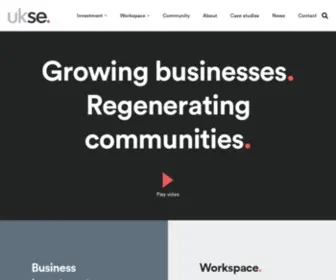 Ukse.co.uk(Growing businesses) Screenshot