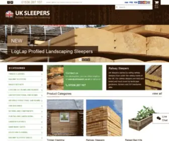 Uksleepers.co.uk(Railway sleepers) Screenshot