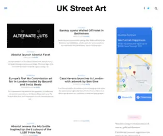 Ukstreetart.co.uk(UK Street Art) Screenshot