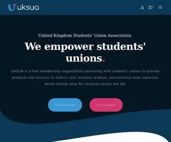 Uksua.com(United Kingdom Students' Union Association) Screenshot