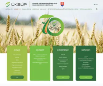 Uksup.sk(Úvodná stránka) Screenshot