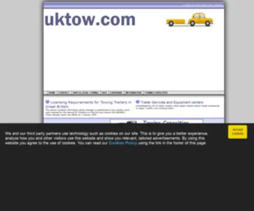 Uktow.com(Towing, vehicle breakdown recovery guide) Screenshot