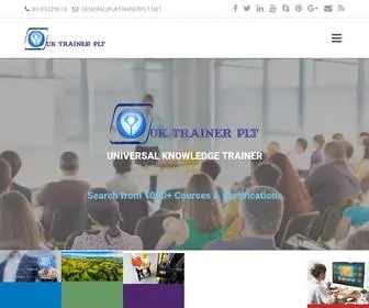 Uktrainerplt.net(Uktrainerplt) Screenshot