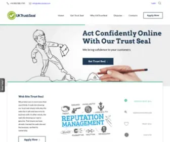 Uktrustseal.com(Trust Seal Logo For Your Website) Screenshot