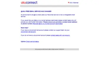 Uku.co.uk(UKU Connect email smartermail) Screenshot