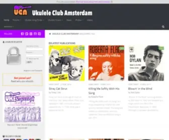 Ukuleleclub.org(Ukulele Club Amsterdam') Screenshot