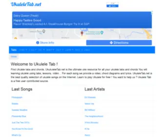 Ukuleletab.net(Ukulele tab) Screenshot