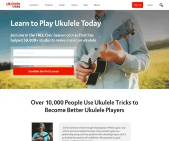Ukuleletricks.com(Ukulele Tricks) Screenshot