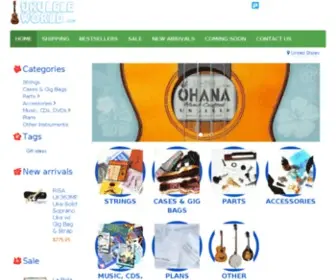 UkuleleWorld.com(Ukulele World) Screenshot