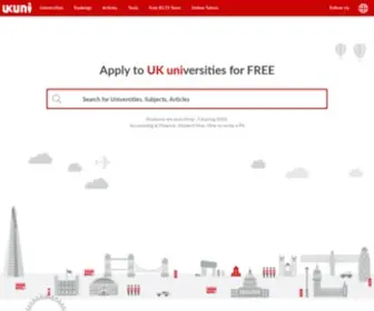 Ukuni.net(Search, Compare, and Apply to UK universities) Screenshot
